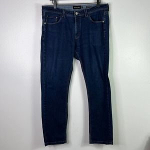 MASSIMO DUTTI Slim Fit Cropped Capri Blue Jeans Womens 34